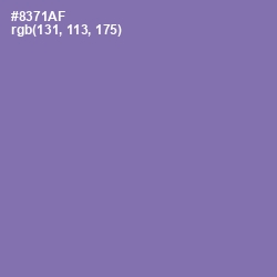 #8371AF - Wisteria Color Image