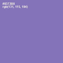 #8373B8 - Purple Mountain's Majesty Color Image