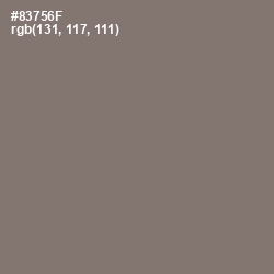 #83756F - Americano Color Image