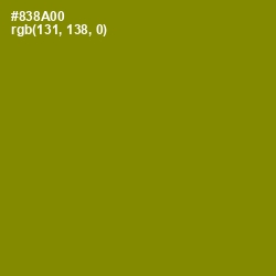 #838A00 - Olive Color Image