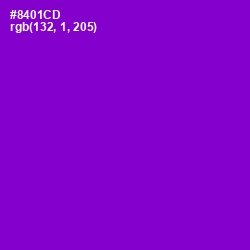 #8401CD - Electric Violet Color Image