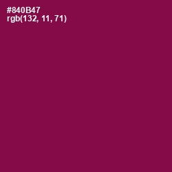 #840B47 - Rose Bud Cherry Color Image