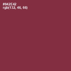 #842E42 - Solid Pink Color Image