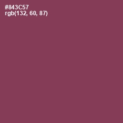 #843C57 - Camelot Color Image