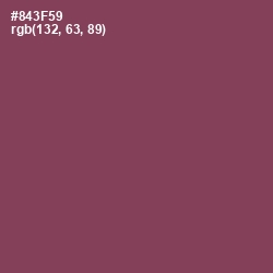 #843F59 - Camelot Color Image