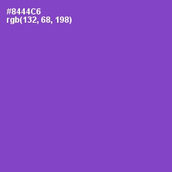 #8444C6 - Amethyst Color Image