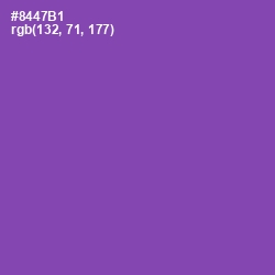 #8447B1 - Trendy Pink Color Image