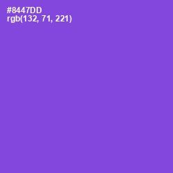 #8447DD - Amethyst Color Image