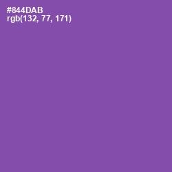 #844DAB - Trendy Pink Color Image