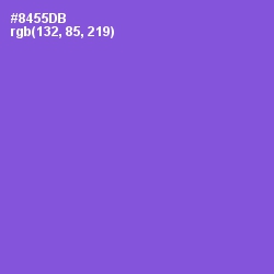 #8455DB - Medium Purple Color Image