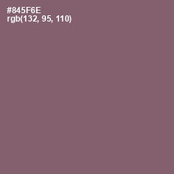 #845F6E - Cannon Pink Color Image
