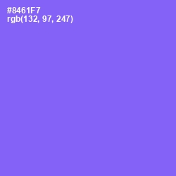 #8461F7 - Medium Purple Color Image