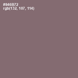 #846B72 - Spicy Pink Color Image