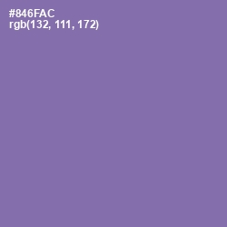 #846FAC - Wisteria Color Image