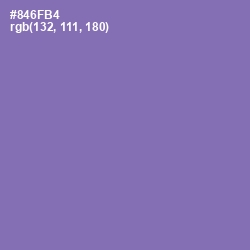 #846FB4 - Wisteria Color Image