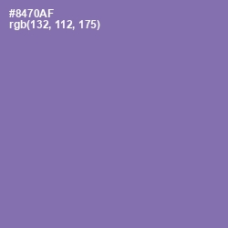 #8470AF - Wisteria Color Image