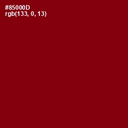 #85000D - Maroon Color Image