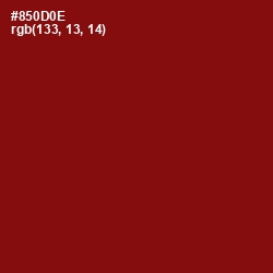#850D0E - Maroon Color Image