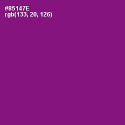 #85147E - Fresh Eggplant Color Image