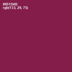 #851D4B - Disco Color Image