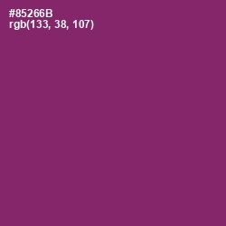 #85266B - Plum Color Image