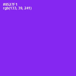 #8527F1 - Electric Violet Color Image