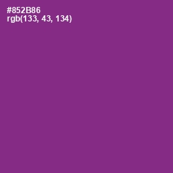 #852B86 - Vivid Violet Color Image