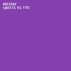 #853FAF - Vivid Violet Color Image