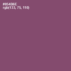 #854B6E - Cannon Pink Color Image