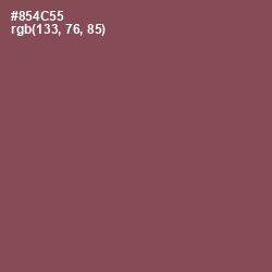 #854C55 - Spicy Mix Color Image
