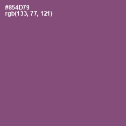 #854D79 - Cannon Pink Color Image