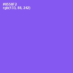 #8558F2 - Medium Purple Color Image