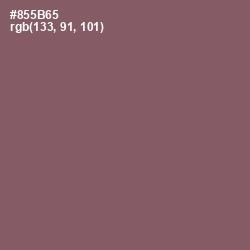 #855B65 - Cannon Pink Color Image