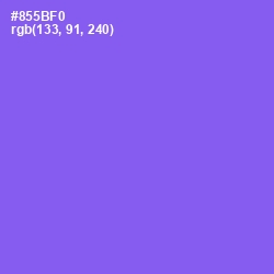 #855BF0 - Medium Purple Color Image