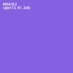 #8561E2 - Medium Purple Color Image