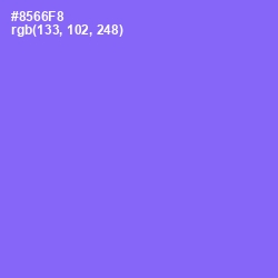 #8566F8 - Medium Purple Color Image