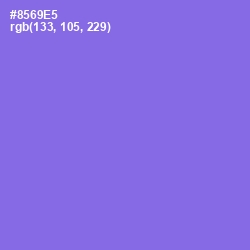 #8569E5 - Medium Purple Color Image