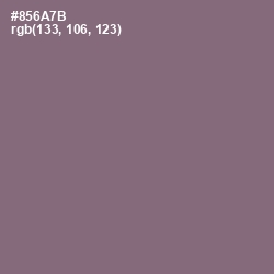 #856A7B - Spicy Pink Color Image