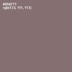 #856F71 - Spicy Pink Color Image