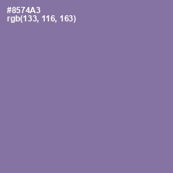 #8574A3 - Wisteria Color Image