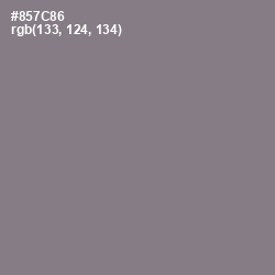 #857C86 - Mountbatten Pink Color Image