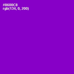 #8600C8 - Electric Violet Color Image
