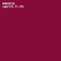 #860B3B - Paprika Color Image