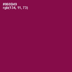 #860B49 - Rose Bud Cherry Color Image