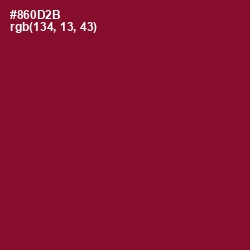 #860D2B - Monarch Color Image