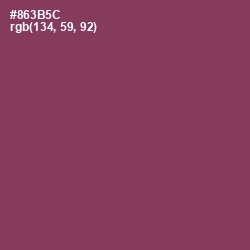 #863B5C - Camelot Color Image