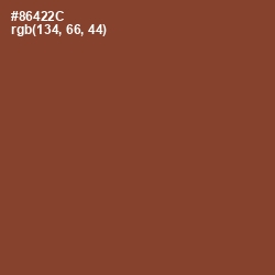 #86422C - Nutmeg Color Image