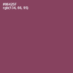 #86425F - Copper Rust Color Image