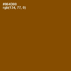 #864D00 - Korma Color Image