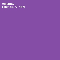 #864DA7 - Trendy Pink Color Image